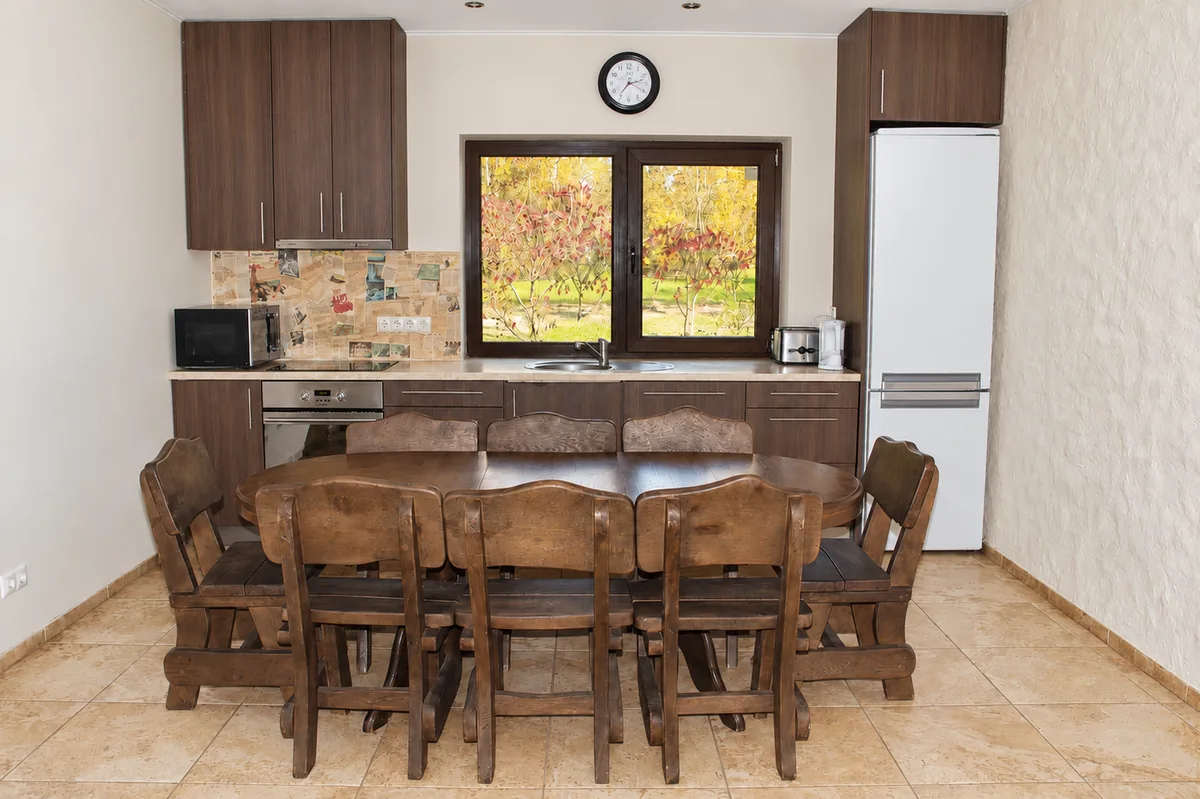 The guests’ kitchen